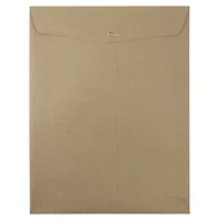 JAM Paper 10" x 13" Brown Kraft Catalog Envelopes