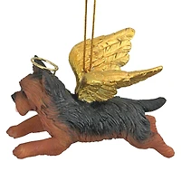 Design Toscano Honor the Pooch Yorkie Angel Ornament