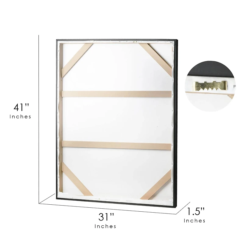 American Art Decor Canvas of Possibility Framed Textured Print - 31" x 41"