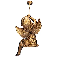 Design Toscano 13.5" Trumpeting Angels of St. Peters Square Girl Statue