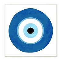Stupell Industries Eye Centric Bold Blue Abstract Circular Dominant Shapes,12" x 12"