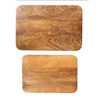 Hello Honey® Black Metal Containers with Mango Wood Lids Set