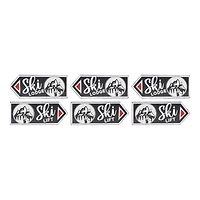 Black Ski Lift & Ski Lodge Décor Set