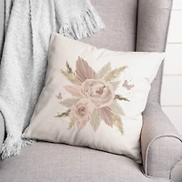 Boho Florals 18" x 18" Throw Pillow