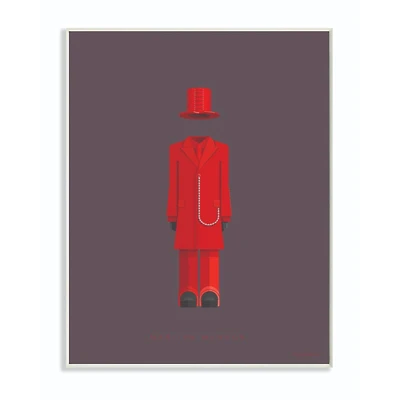 Stupell Industries Marilyn Manson Minimalist Illustration Wooden Wall Plaque