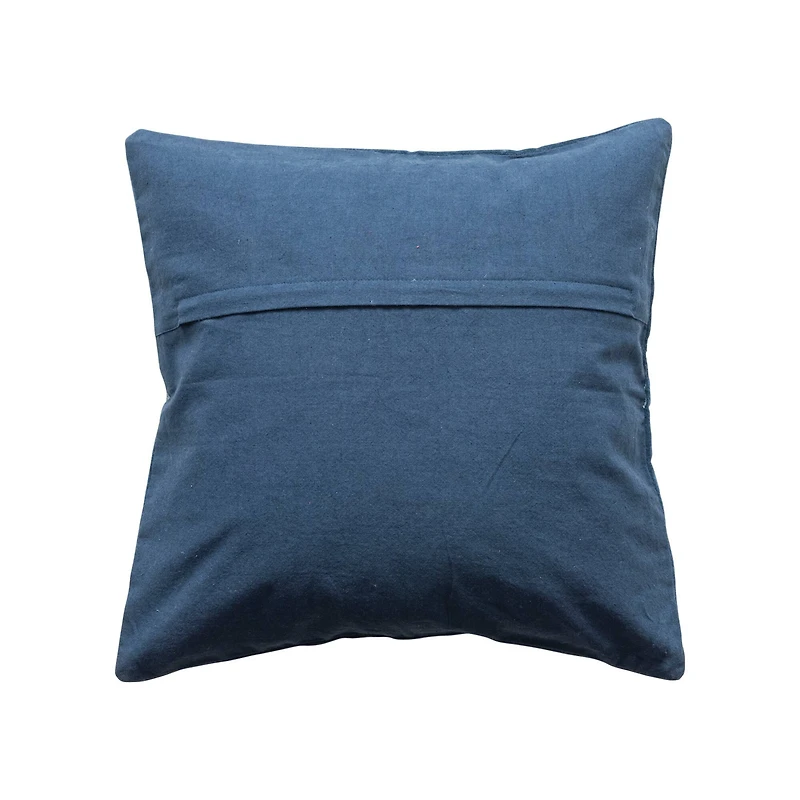Hello Honey® Navy & White Merry & Bright Cotton Velvet Throw Pillow