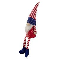 17.7" Sitting Patriotic Boy 4th of July Gnome