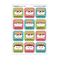TREND Enterprises® S'more Smiles, Chocolate Scent Scratch 'n Sniff Stinky Stickers®, 6 Packs of 48