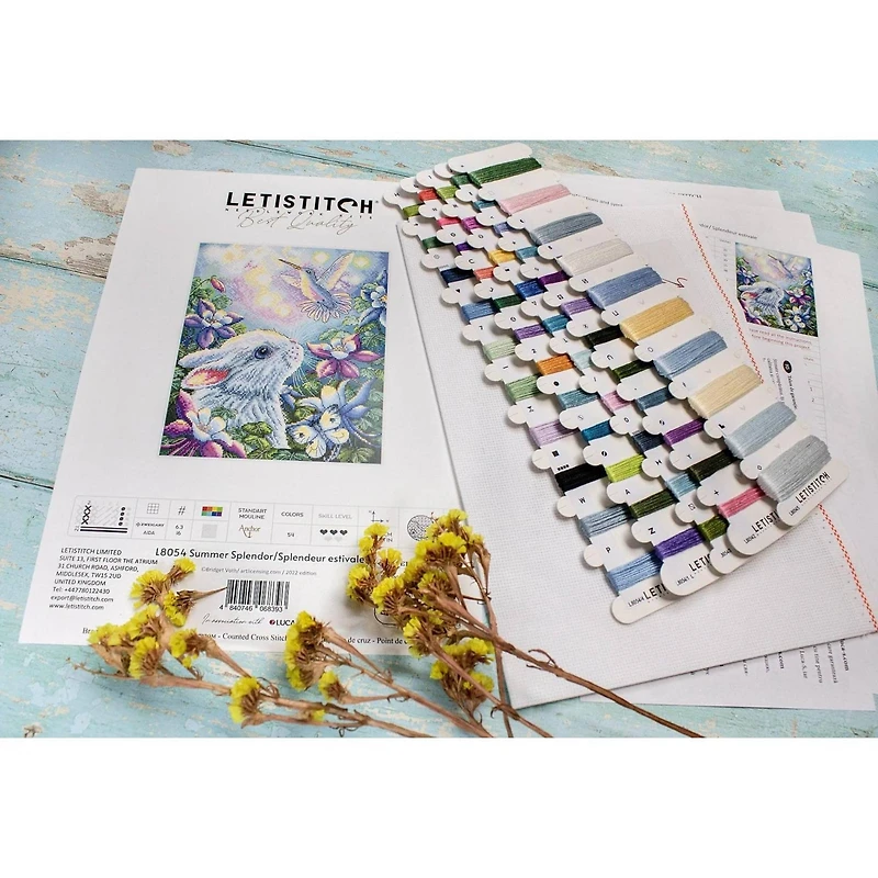 Letistitch Summer Splendor Counted Cross Stitch Kit