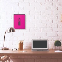 Stupell Industries Elton John Fashion Design Wall Accent with Black Frame