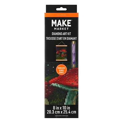 8" x 10" Spooky Mushrooms Diamond Art Kit by Make Market®