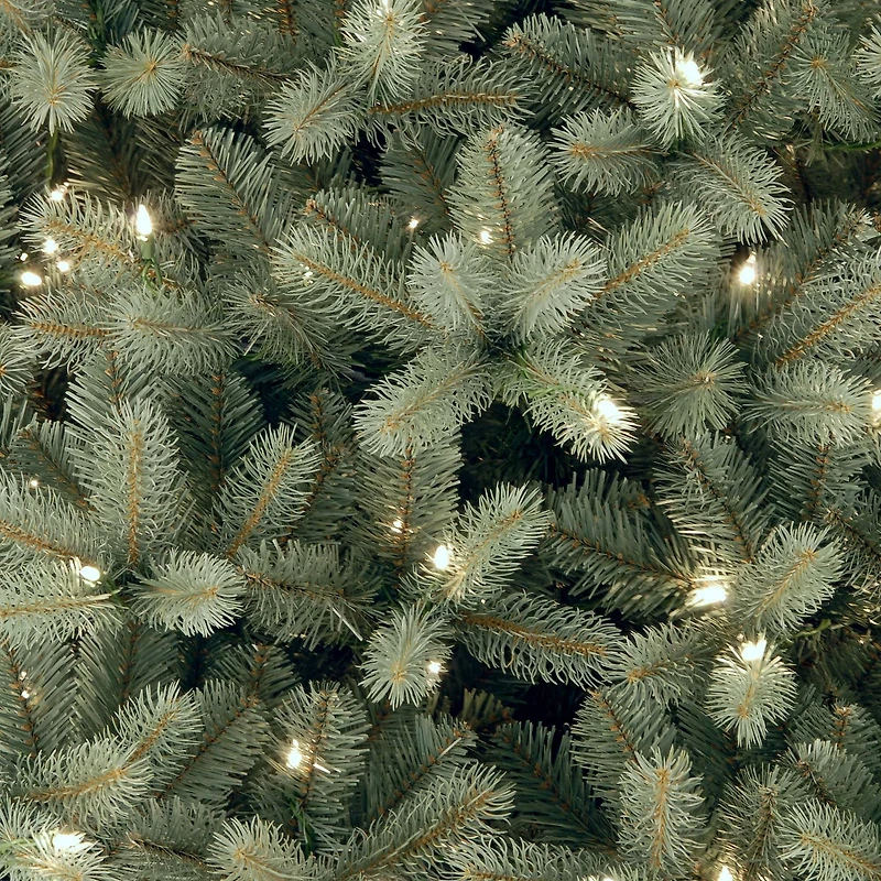 6.5ft. Pre-Lit Downswept Douglas® Blue Fir Artificial Christmas Tree, Clear Lights