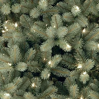 6.5ft. Pre-Lit Downswept Douglas® Blue Fir Artificial Christmas Tree, Clear Lights