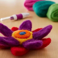 Dimensions® Needle Felting Wool Rovings, Rainbow