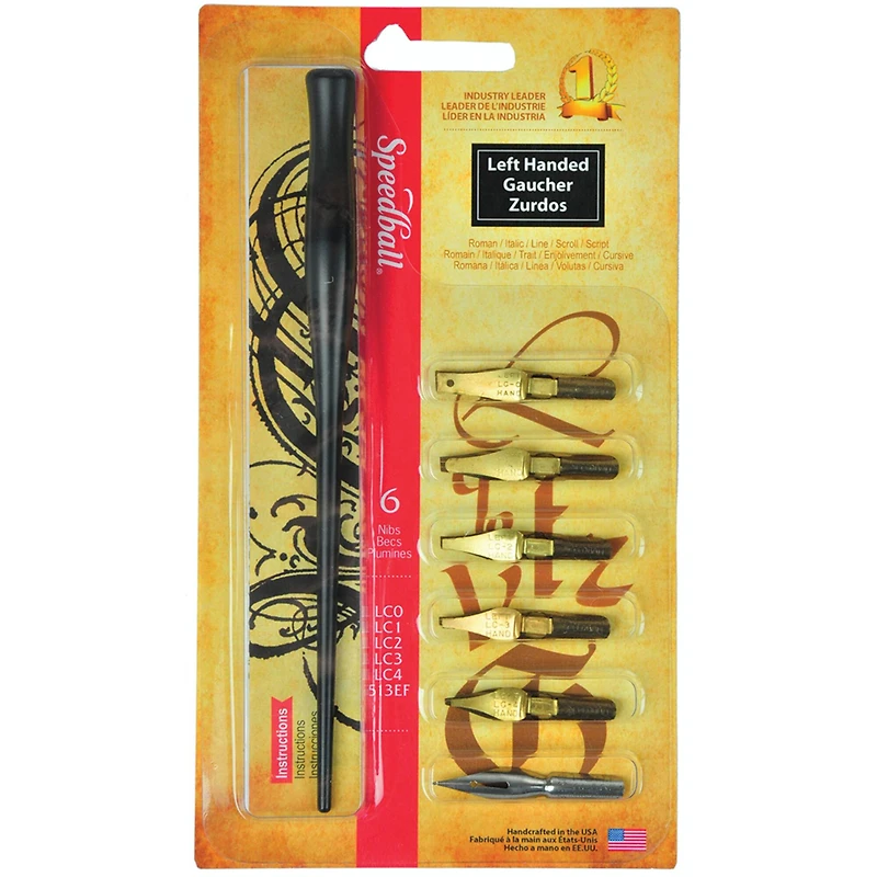 Speedball® Left-Handed Dip Pen Set
