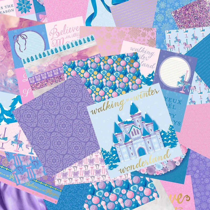 12" x 12" Frosted Fairytale Paper Pad, 58 Sheets by Recollections™