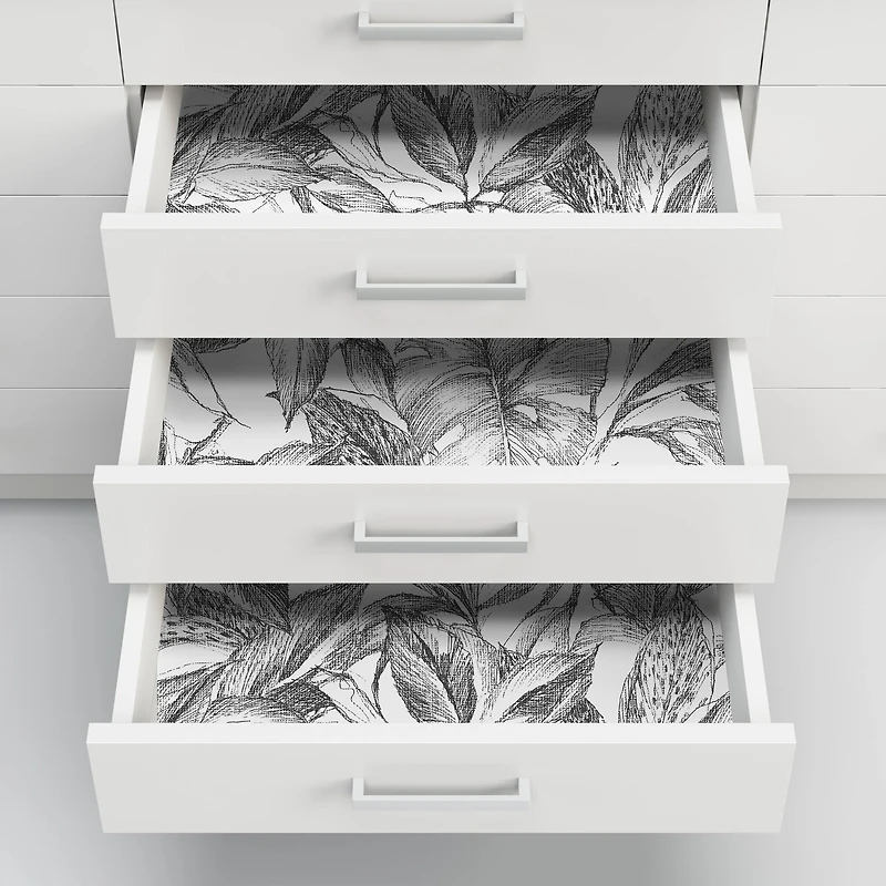 NuWallpaper Black Canopy Peel & Stick Wallpaper