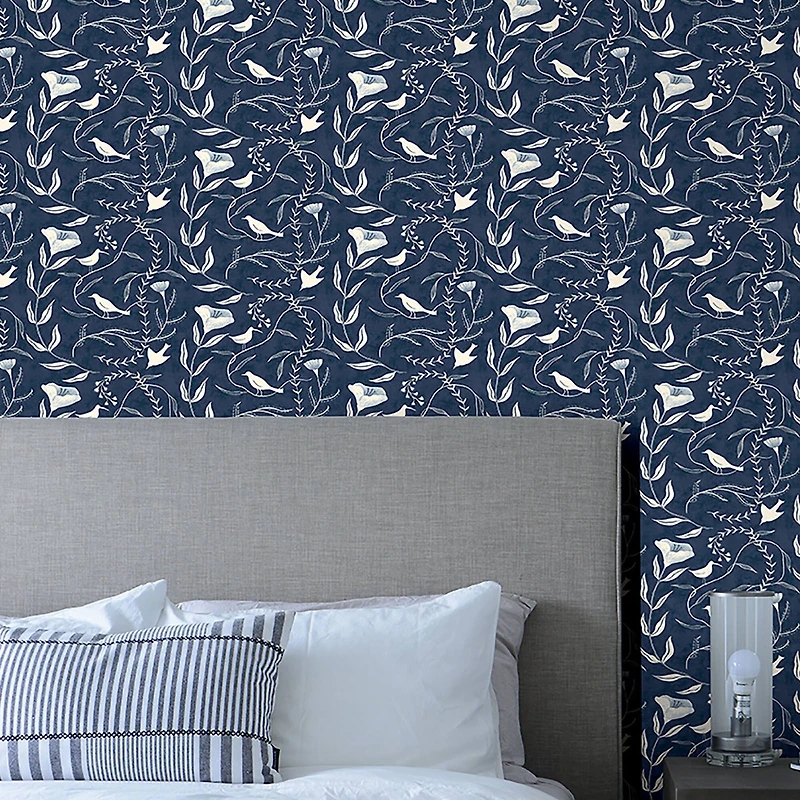 Elana Gabrielle Birdsong Baltic Peel & Stick Wallpaper