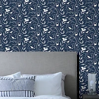 Elana Gabrielle Birdsong Baltic Peel & Stick Wallpaper