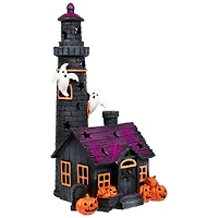 12" LED Lighted Haunted House Halloween Decoration