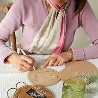 Kate Aspen® Kraft Circle Baby Shower Keepsake Book