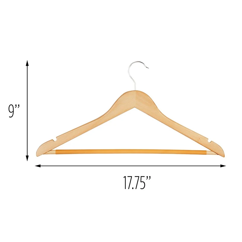 Maple Suit Hangers, 10ct.