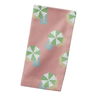 Umbrella Print Cotton Twill Napkin