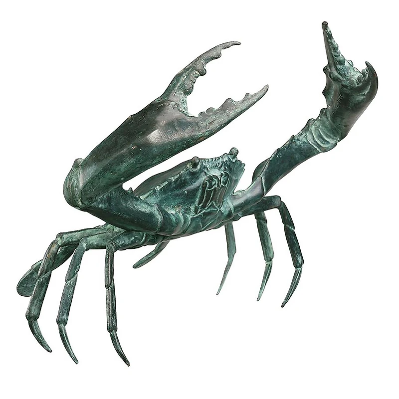Design Toscano 10" Bronze Crab Sculpture