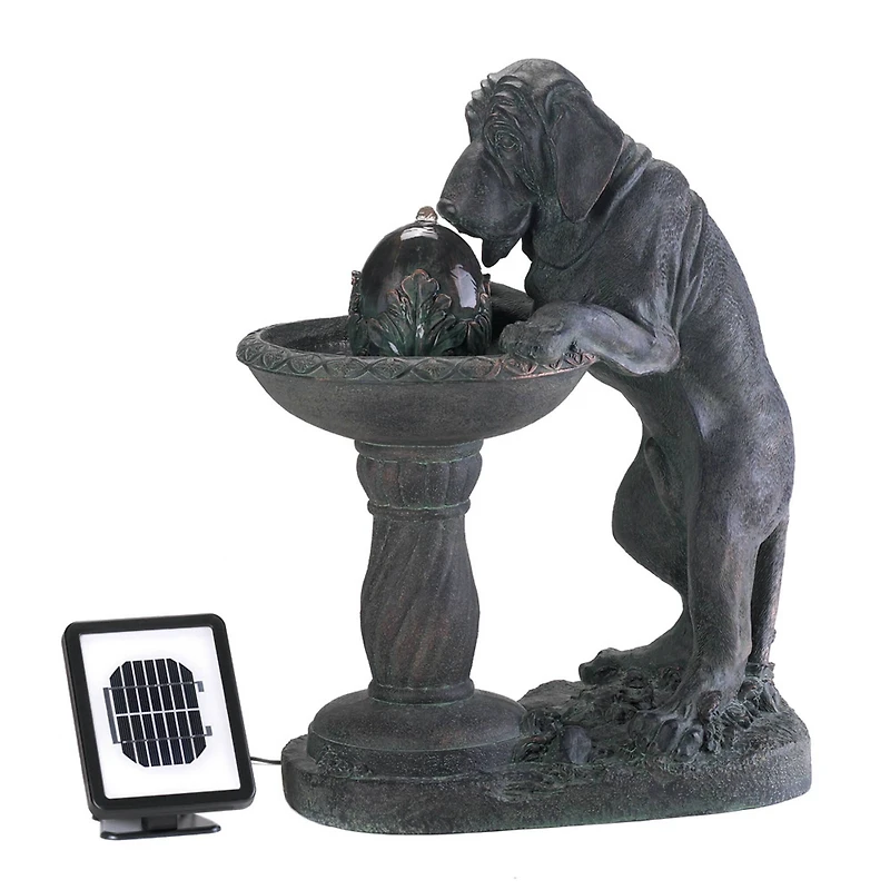 27" Thirsty Dog Solar Fountain