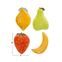 Hello Honey® Fruit Stoneware Plate Set