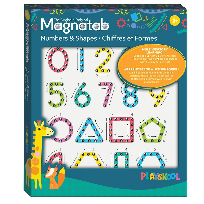 Playskool 0 to 9 Numbers & Shapes Magnatab®