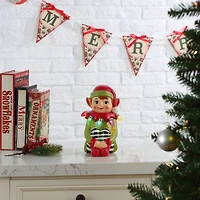 Mr. Christmas 9" Nostalgic Ceramic Elf Figure