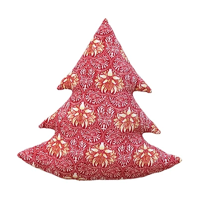 Hello Honey® 18" Red Velvet Christmas Tree Pillow