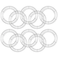 10 Pack: 12" Wire Wreath Frame by Ashland®