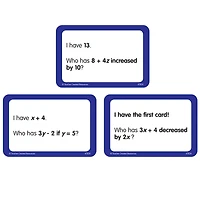 I Have... Who Has...? Math Games