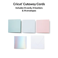 Cricut® S40 Cutaway Cards, Pastel Sampler