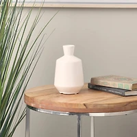 7.5" Cream Ceramic Minimalistic Vase