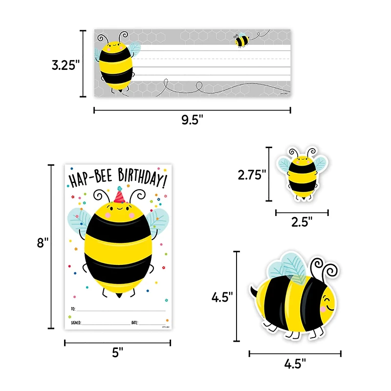 Creative Teaching Press® Busy Bees Curated Classroom Decal Set