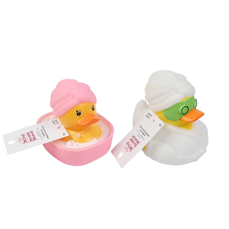 Assorted 4" Spa & Wellness Rubber Duck, 1pc. by Fab Finds