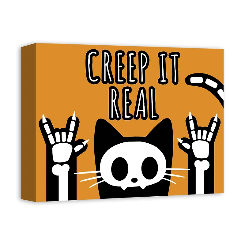 Creep it Real Canvas Wall Art