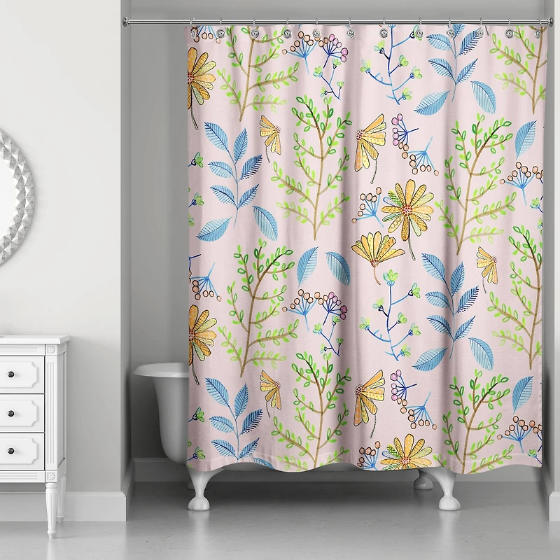 Spring Flowers Shower Curtain