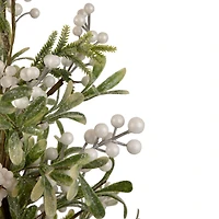 2ft. Unlit Potted White Berry & Frosted Pine Christmas Tree