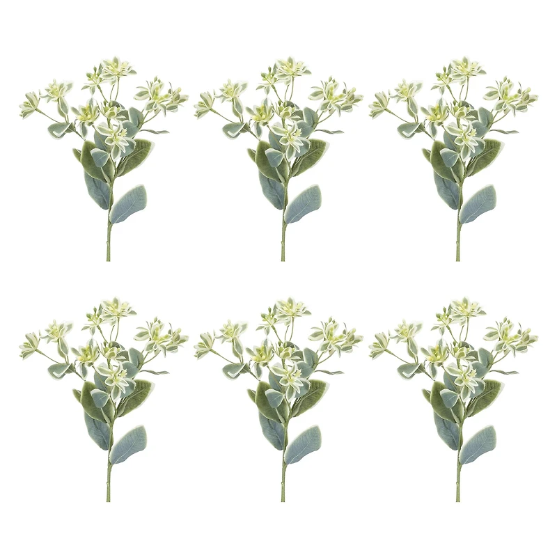 18.5" Euphorbia Floral Stems, 6ct.