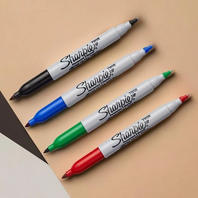 Sharpie® Basic Colors Twin Tip Permanent Markers