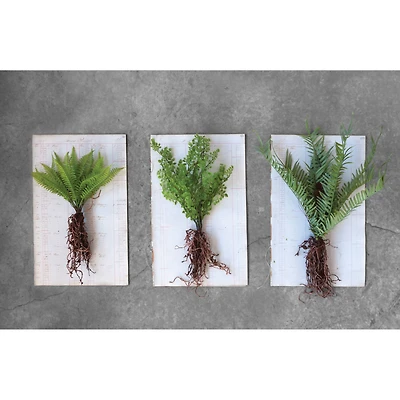 Hello Honey® Faux Ferns with Exposed Roots Set