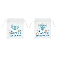Happy Hanukkah Fabric Bags, 2ct. by Ashland®