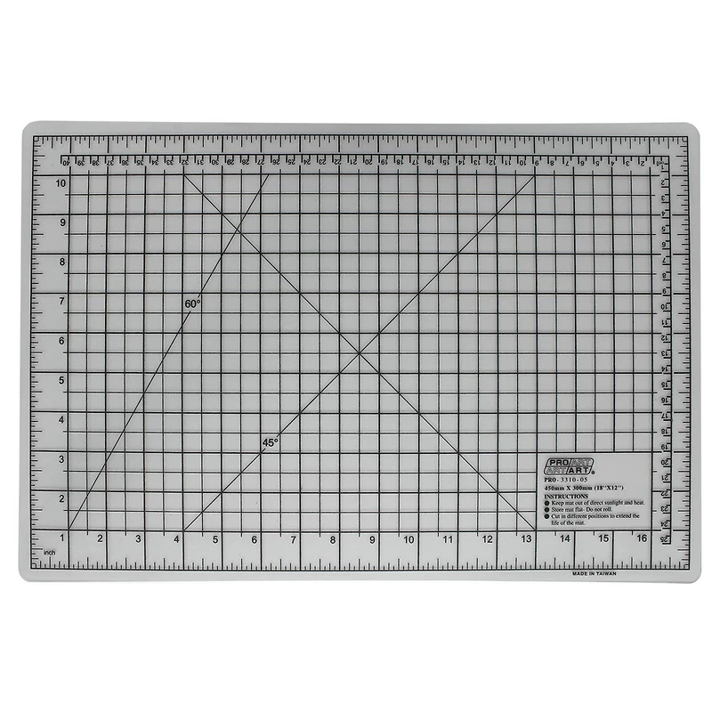 Pro Art® White Cutting Mat, 12" x 18"