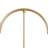 CosmoLiving by Cosmopolitan 24" Gold Metal Glam Wall Clock