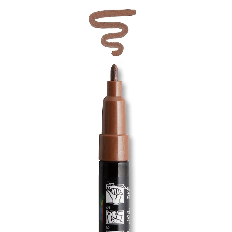 Metallic Fine Tip Multi-Surface Premium Oil-Based Paint Pen by Craft Smart