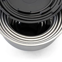 MegaChef Multipurpose Stackable Mixing Bowl Set with Lids